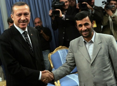 Kissing-up: Erdogan & Ahmadinejad